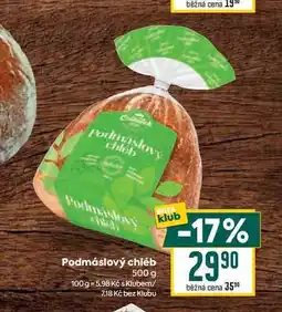 Billa Podmáslový chléb 500 g nabídka