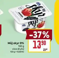 Billa Můj skyr 0% 130 g nabídka