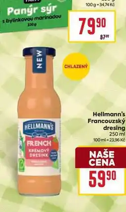 Billa Hellmann's Francouzský dresing 250 ml nabídka