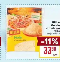 Billa BILLA Gouda strouhaná 150 g nabídka