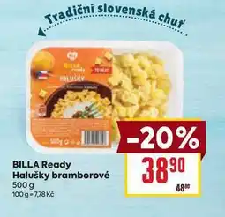 Billa BILLA Ready Halušky bramborové 500 g nabídka