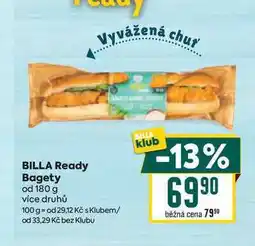 Billa BILLA Ready Bagety od 180 g nabídka