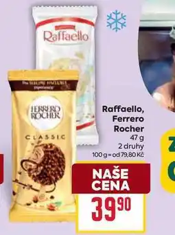 Billa Raffaello, Ferrero Rocher 47 g nabídka
