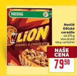 Billa Nestlé Dětské cereálie od 375 g nabídka