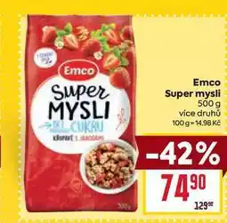 Billa Emco Super mysli 500 g nabídka