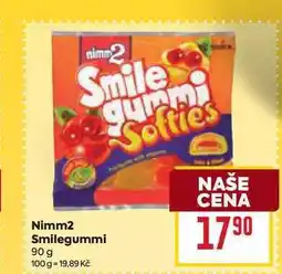 Billa Nimm2 Smilegummi 90 g nabídka
