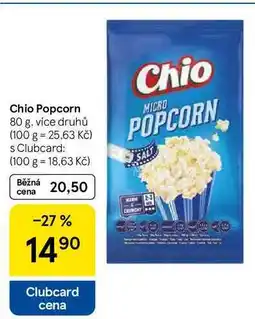 Tesco Chio Popcorn, 80 g nabídka