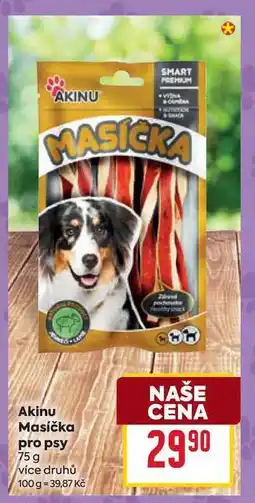 Billa Akinu Masíčka pro psy 75 g nabídka