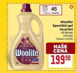 Billa Woolite Speciální gel na praní 45 dávek nabídka