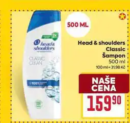 Billa Head & Shoulders šampon 500ml, vybrané druhy nabídka