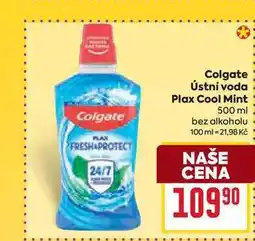 Billa Colgate Ústní voda Plax Cool Mint 500 ml nabídka