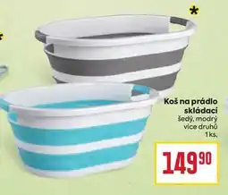 Billa Koš na prádlo skládací šedý, modrý více druhů 1ks nabídka