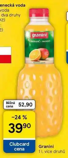 Tesco Granini juice, 1 l nabídka