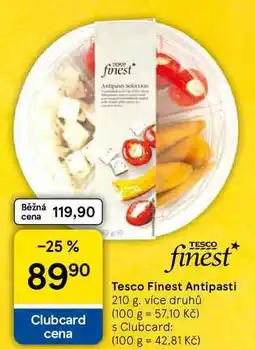 Tesco Tesco Finest Antipasti, 210 g, více druhů nabídka