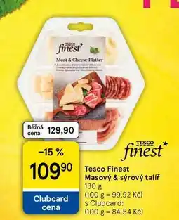 Tesco Tesco Finest Masový & sýrový talíř, 130 g nabídka