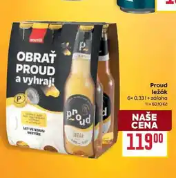 Billa Proud ležák 6× 0,33l nabídka