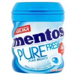 Tesco Mentos Pure fresh žvýkačky 40 ks 60g, vybrané druhy nabídka