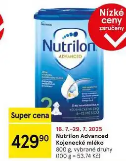 Tesco Nutrilon Advanced Kojenecké mléko, 800 g nabídka
