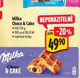 Albert Milka Choco & Cake 140-175 g nabídka