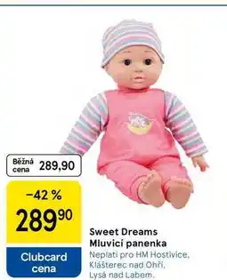 Tesco Sweet Dreams Mluvicí panenka nabídka