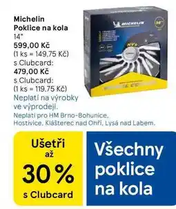 Tesco Michelin Poklice na kola, 14 nabídka