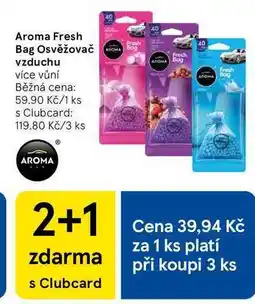 Tesco Aroma Fresh Bag Osvěžovač vzduchu, více vůní nabídka