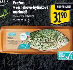 Albert Pražma v česnekovo-bylinkové marinádě 100 g nabídka