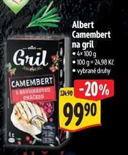 Albert Albert Camembert na gril 4x100 g nabídka