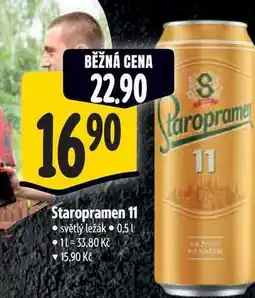 Albert Staropramen Jedenáctka, 0.5l nabídka