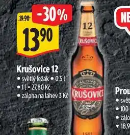Albert Krušovice 12 0,5 l nabídka