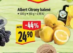 Albert Albert Citrony balené 500 g nabídka