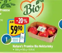 Albert Nature's Promise Bio Nektarinky 500 g nabídka