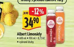 Albert Albert Limonády 400 ml nabídka