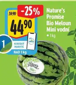 Albert Nature's Promise Bio Meloun Mini vodní 1kg nabídka