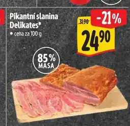 Albert Pikantní slanina Delikates 100 g nabídka