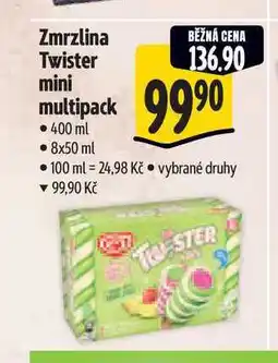 Albert Zmrzlina Twister mini multipack 400 ml nabídka