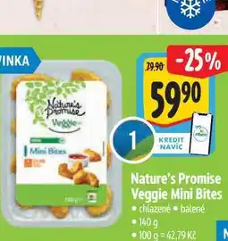 Albert Nature's Promise Veggie Mini Bites 140 g nabídka