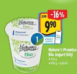 Albert Nature's Promise Bio Jogurt bílý 150 g nabídka