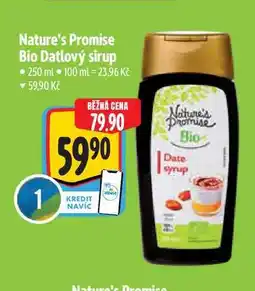 Albert Nature's Promise Bio Datlový sirup 250 ml nabídka