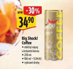 Albert Big Shock! Coffee 250 ml nabídka