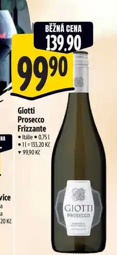 Albert Giotti Prosecco Frizzante 0,75 l nabídka