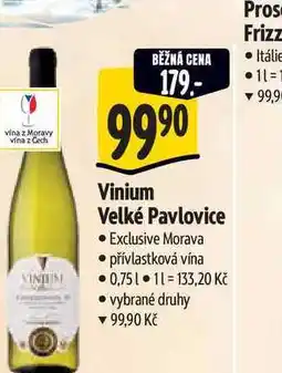 Albert Vinium Velké Pavlovice 0,75 l nabídka