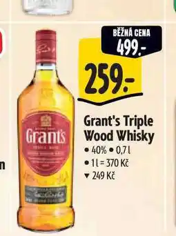 Albert Grant's Triple Wood Whisky0,7 l nabídka