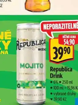Albert Republica Drink 250 ml nabídka