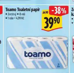 Albert Toamo Toaletní papír 2vrstvý 8 rolí • nabídka