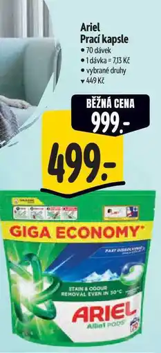 Albert Ariel Prací kapsle 70 dávek nabídka