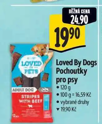 Albert Loved By Dogs Pochoutky pro psy 120 g nabídka
