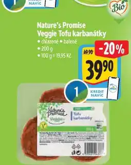 Albert Nature's Promise Veggie Tofu karbanátky 200 g nabídka