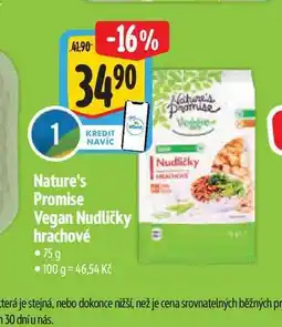 Albert Nature's Promise Vegan Nudličky hrachové 75 g nabídka