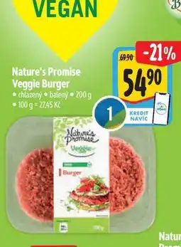 Albert Nature's Promise Veggie Burger 200 g nabídka